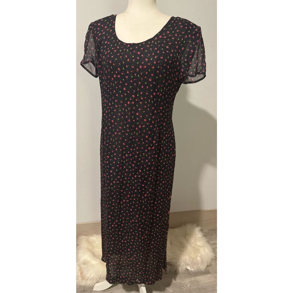 Mariella Burani 100% Silk floral dress 12
